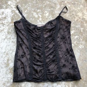 Beautiful Beau Bois Beaded Lace Sexy Camisole